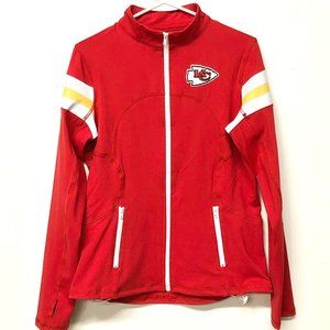 Kansas City Chiefs Red Women's Zip-Front Athletic Jacket